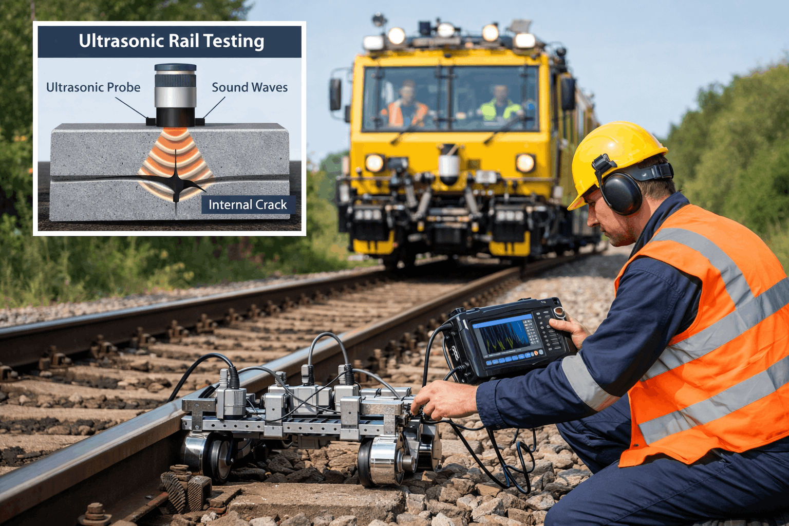 Ultrasonic Rail Testing
